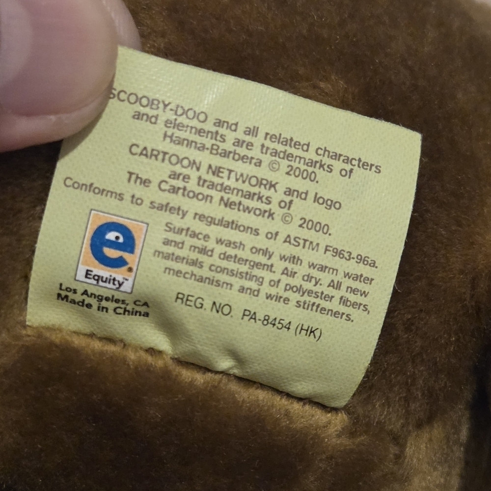 Cartoon Network Scooby-Doo Plush Toy - Brown and Blue - Picture 7 of 9